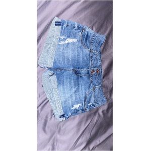 FINAL SALE Distressed Denim Shorts